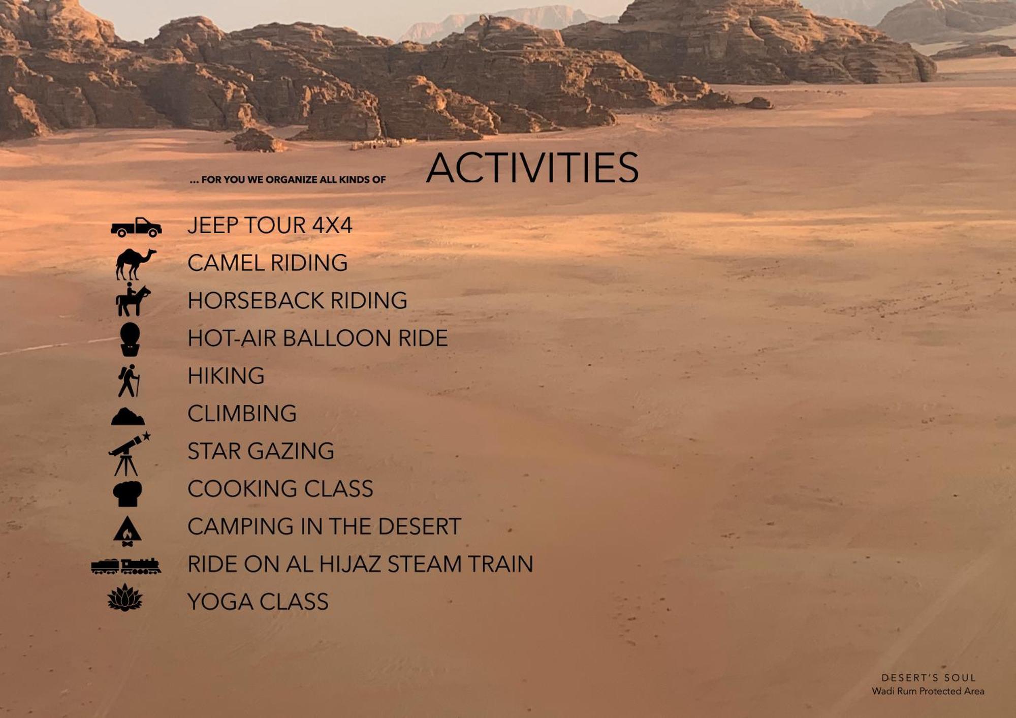Desert'S Soul Wadi Rum Ad Disah Εξωτερικό φωτογραφία